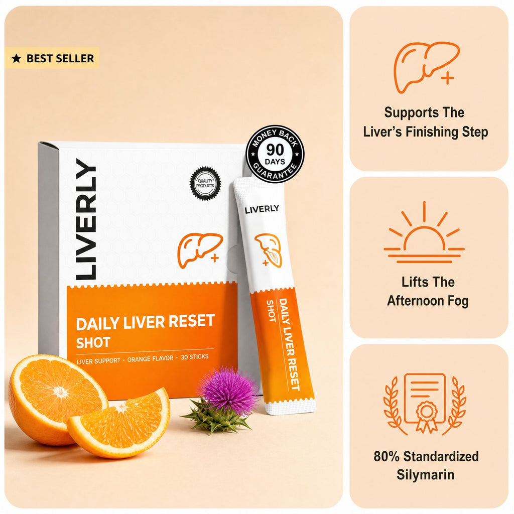 LIVERLY best seller — 90-day money-back guarantee, 80% standardized silymarin