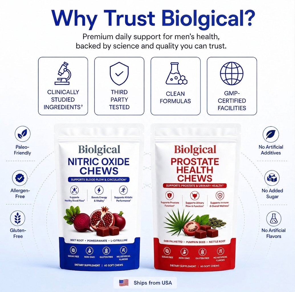 Biolgical — Nitric Oxide & Prostate Health Chews