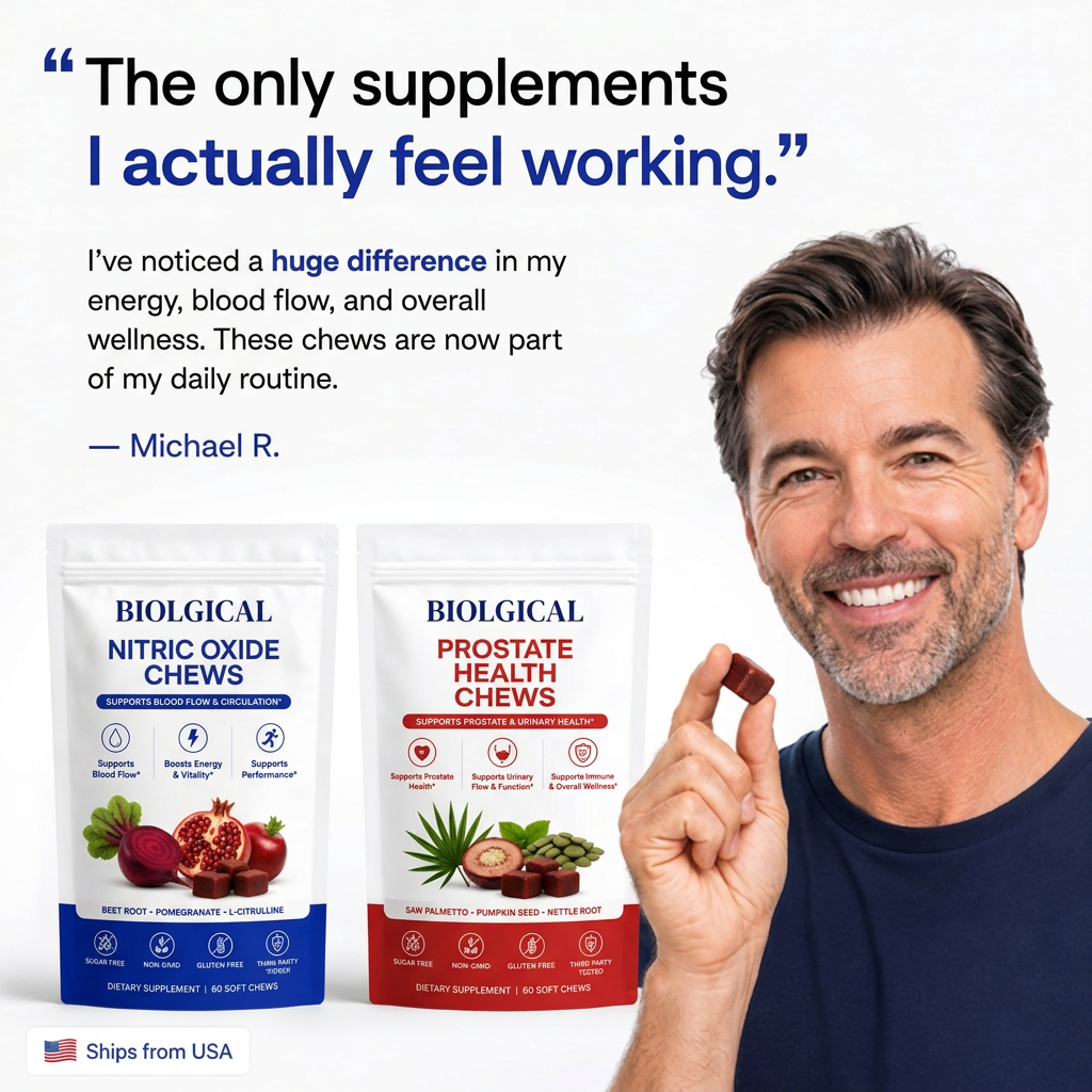 Biolgical — Nitric Oxide & Prostate Health Chews