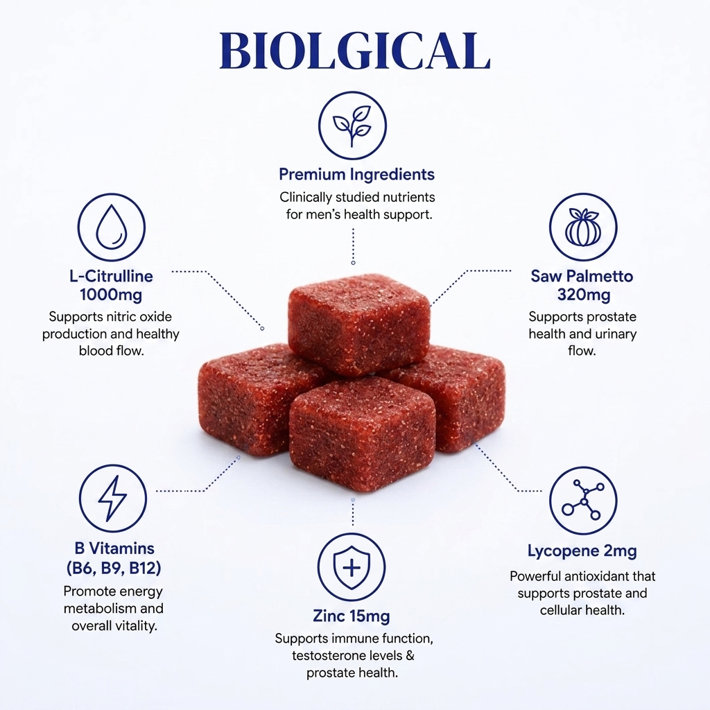 Biolgical — Nitric Oxide & Prostate Health Chews