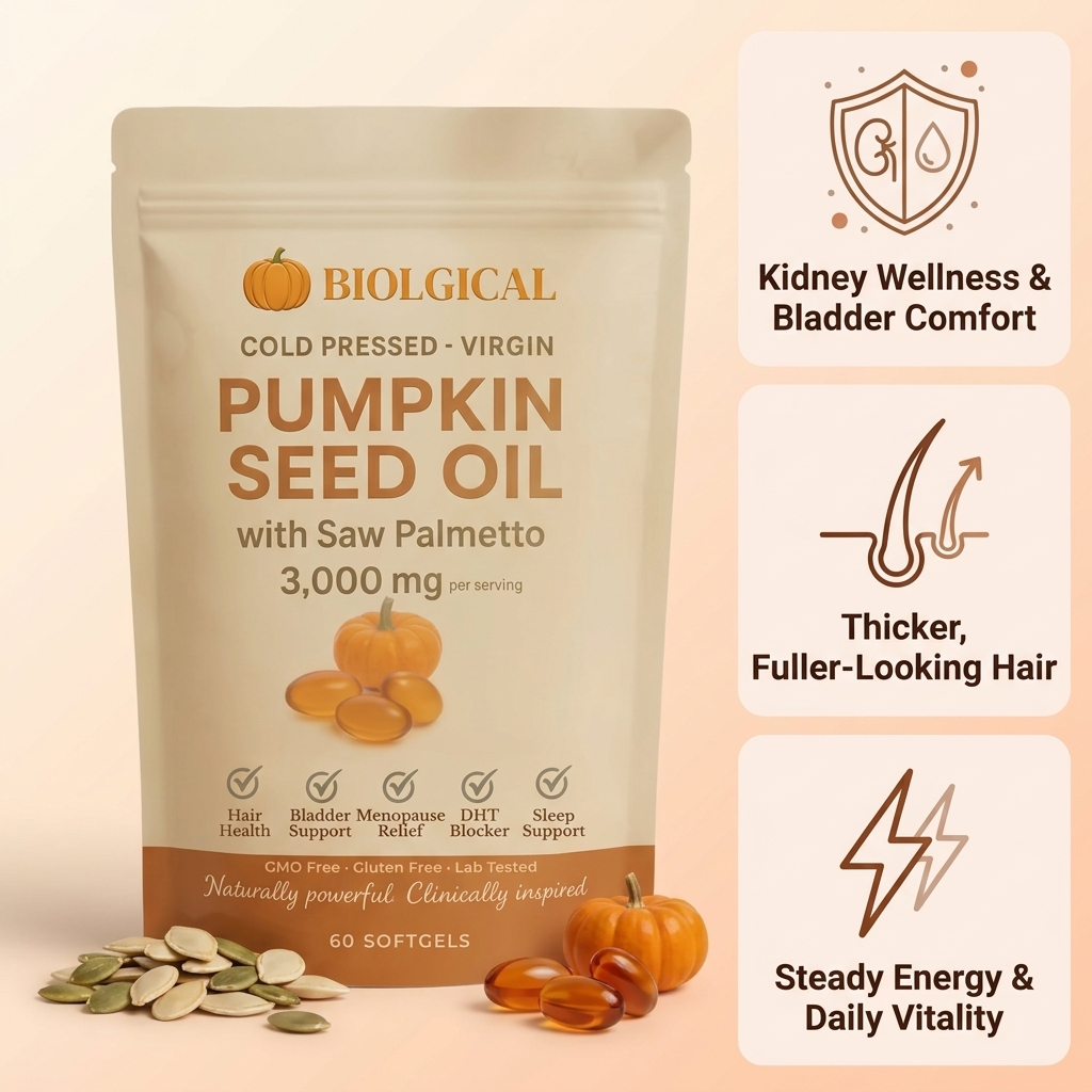 Biolgical — Pumpkin Seed Oil Softgels