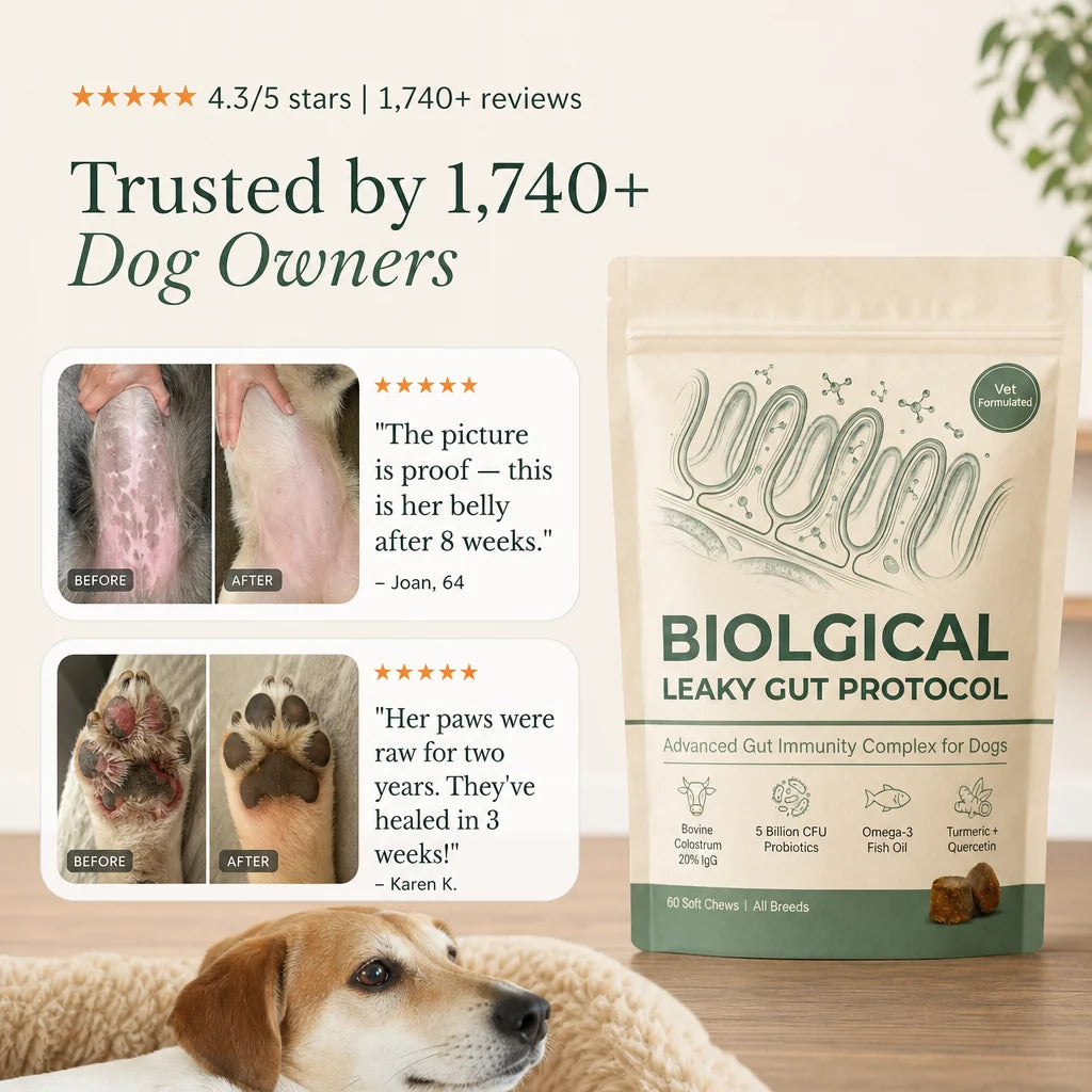 Trusted by 1,740+ dog owners