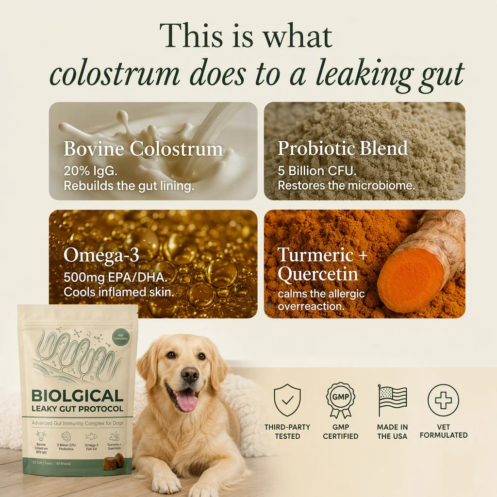 What colostrum does to a leaking gut
