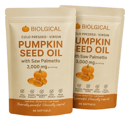 Biolgical Pumpkin Seed Oil Softgels